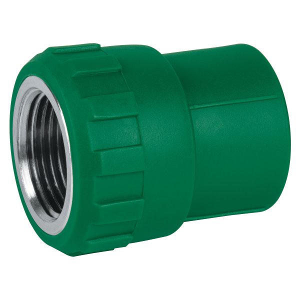 49885 - Adaptador PPR 1/2' hembra con inserto metálico, Foset