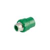 49880 - Adaptador PPR 3/4' macho con inserto metálico, Foset