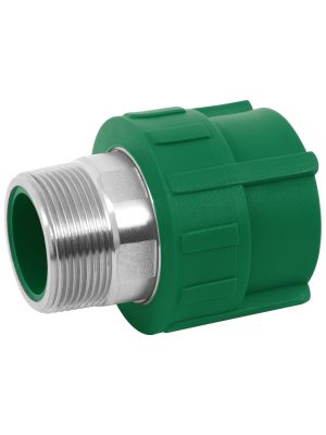 45451 - Adaptador PPR 1-1/2' macho con inserto metálico, Foset