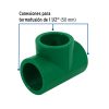 45466 - Tee sencilla de PPR 1-1/2', Foset