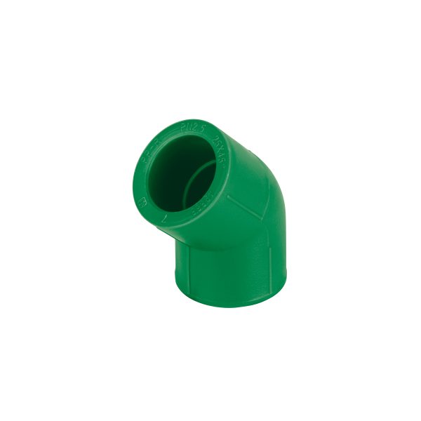 49868 - Codo 45° de PPR, 3/4' (25mm), FOSET
