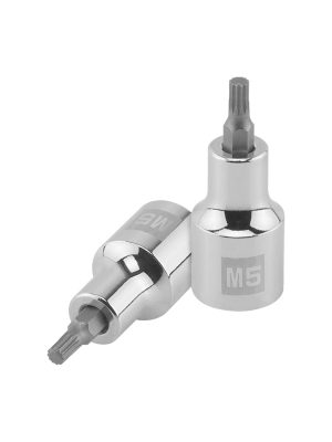 101292 - Dado punta corta bristol M5, cuadro 1/2', Truper