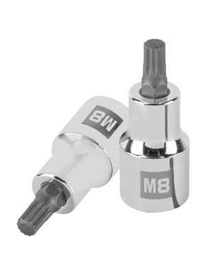 101294 - Dado punta corta bristol M8, cuadro 1/2', Truper