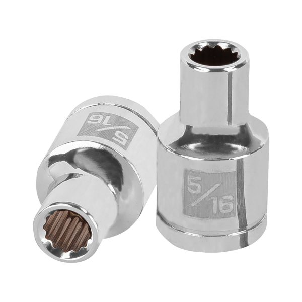 13299 - Dado de 5/16', 12 puntas, cuadro 1/2', Truper