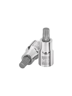 101295 - Dado punta corta bristol M10, cuadro 1/2', Truper