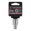 13299 - Dado de 5/16', 12 puntas, cuadro 1/2', Truper