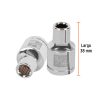 13299 - Dado de 5/16', 12 puntas, cuadro 1/2', Truper