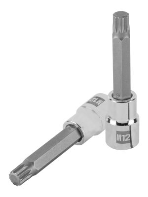 101302 - Dado punta larga bristol M12, cuadro 1/2', Truper