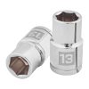 13263 - Dado de 13 mm, 6 puntas, cuadro 1/2', Truper