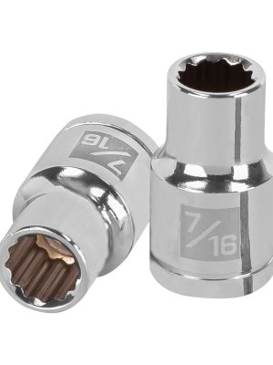 D-1214.jpg 13301 - Dado de 7/16', 12 puntas, cuadro 1/2', Truper