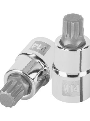 101246 - Dado punta corta bristol M14, cuadro 1/2', Truper