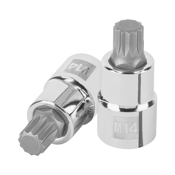 101246 - Dado punta corta bristol M14, cuadro 1/2', Truper