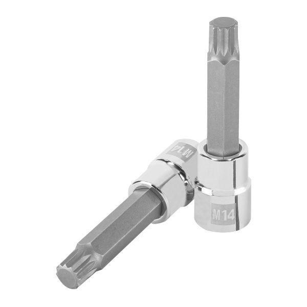 101303 - Dado punta larga bristol M14, cuadro 1/2', Truper