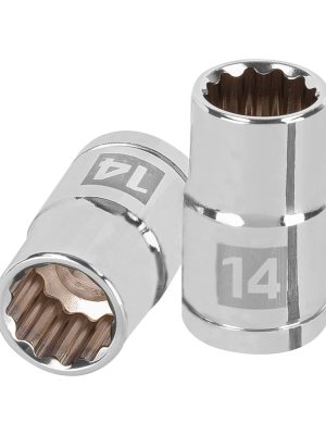 D-1214-EM.jpg 13528 - Dado de 14 mm, 12 puntas, cuadro 1/2', Truper