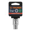 13231 - Dado de 7/16', 6 puntas, cuadro 1/2', Truper