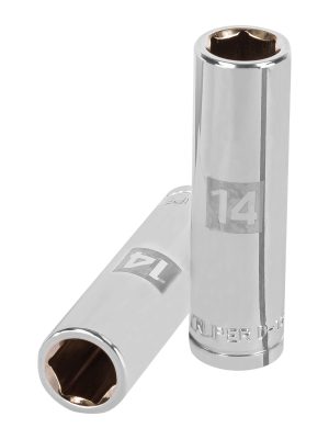 D-1214-ML.jpg 13354 - Dado largo de 14 mm, 6 puntas, cuadro 1/2', Truper