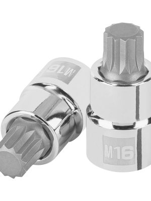 101247 - Dado punta corta bristol M16, cuadro 1/2', Truper