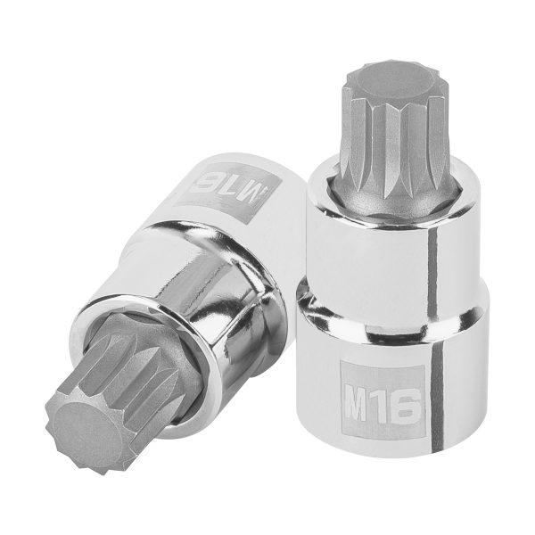 101247 - Dado punta corta bristol M16, cuadro 1/2', Truper