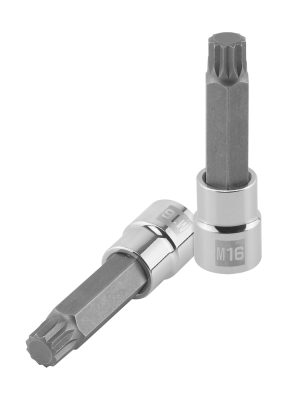 101304 - Dado punta larga bristol M16, cuadro 1/2', Truper