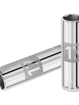 D-1217-ML.jpg 13357 - Dado largo de 17 mm, 6 puntas, cuadro 1/2', Truper