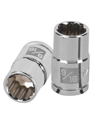 D-1218.jpg 13303 - Dado de 9/16', 12 puntas, cuadro 1/2', Truper