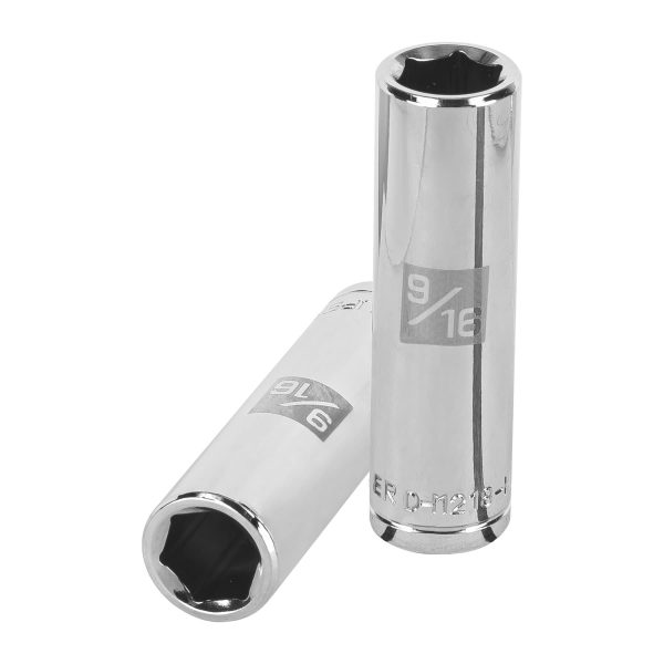 13326 - Dado largo de 9/16', 6 puntas, cuadro 1/2', Truper