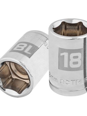 13268 - Dado de 18 mm, 6 puntas, cuadro 1/2', Truper