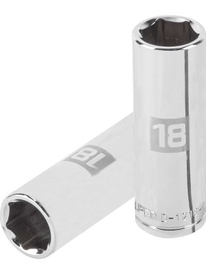 D-1218-ML.jpg 13358 - Dado largo de 18 mm, 6 puntas, cuadro 1/2', Truper