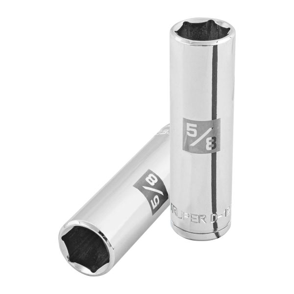 13327 - Dado largo de 5/8', 6 puntas, cuadro 1/2', Truper