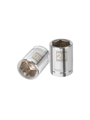 13270 - Dado de 20 mm, 6 puntas, cuadro 1/2', Truper