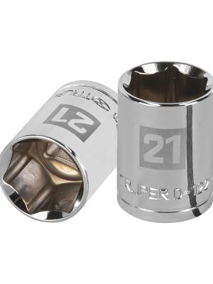 D-1221-M.jpg 13271 - Dado de 21 mm, 6 puntas, cuadro 1/2', Truper