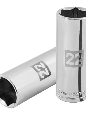 D-1222-ML.jpg 101010 - Dado largo de 22 mm, 6 puntas, cuadro 1/2', Truper