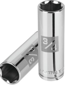 13329 - Dado largo de 3/4', 6 puntas, cuadro 1/2', Truper