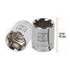 13274 - Dado de 24 mm, 6 puntas, cuadro 1/2', Truper