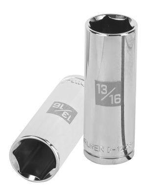 13330 - Dado largo de 13/16', 6 puntas, cuadro 1/2', Truper