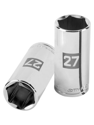 D-1227-ML.jpg 101015 - Dado largo de 27 mm, 6 puntas, cuadro 1/2', Truper