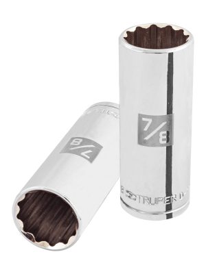 D-1228-EL.jpg 13368 - Dado largo de 7/8', 12 puntas, cuadro 1/2', Truper