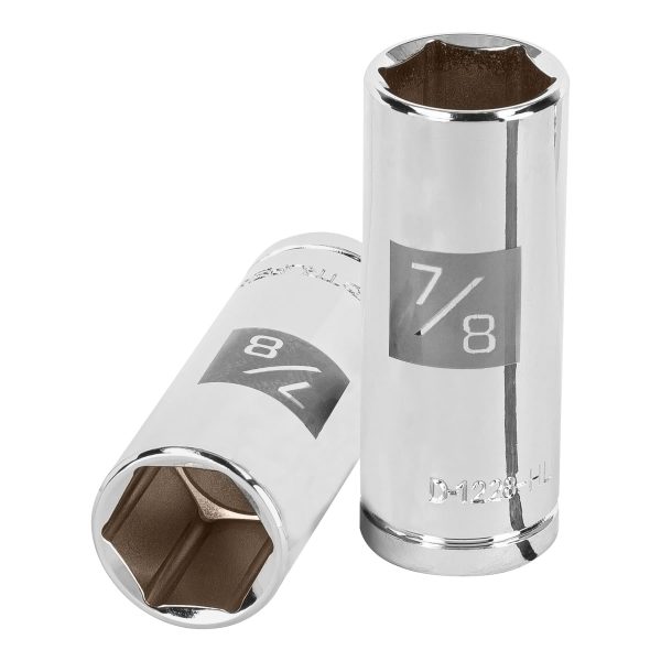 13331 - Dado largo de 7/8', 6 puntas, cuadro 1/2', Truper