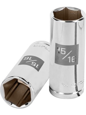 13332 - Dado largo de 15/16', 6 puntas, cuadro 1/2', Truper