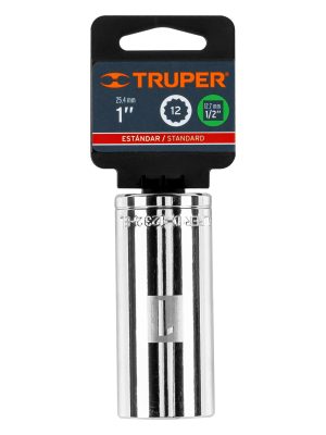 D-1232-ELE1.jpg 13370 - Dado largo de 1', 12 puntas, cuadro 1/2', Truper