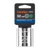 13545 - Dado de 32 mm, 12 puntas, cuadro 1/2', Truper
