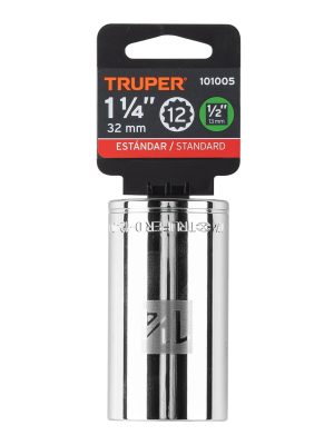 D-1240-ELE1.jpg 101005 - Dado largo de 1-1/4' 12 puntas, cuadro 1/2', Truper