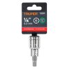 13251 - Dado punta hexagonal de 1/4', cuadro 1/2', Truper