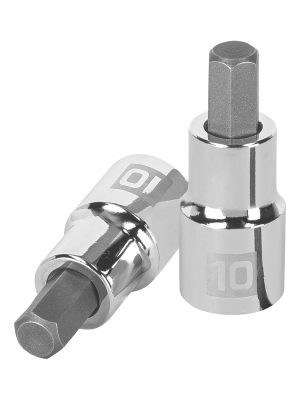 13283 - Dado punta hexagonal de 10 mm, cuadro 1/2', Truper
