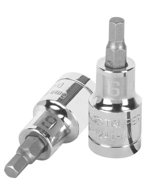 13281 - Dado punta hexagonal de 6 mm, cuadro 1/2', Truper