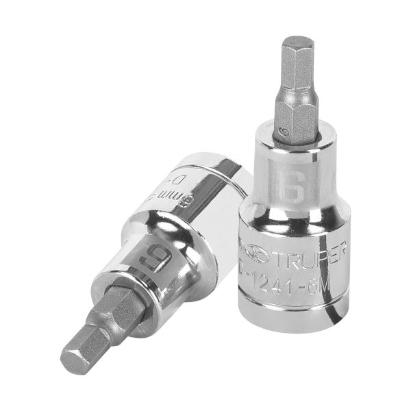 13281 - Dado punta hexagonal de 6 mm, cuadro 1/2', Truper