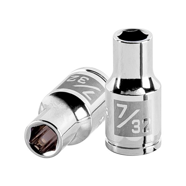 13155 - Dado de 7/32', 6 puntas, cuadro 1/4', Truper