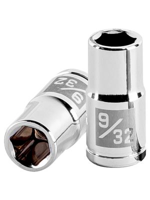 13157 - Dado de 9/32', 6 puntas, cuadro 1/4', Truper