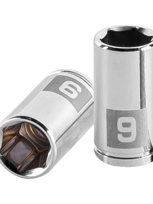 13171 - Dado de 9 mm, 6 puntas, cuadro 1/4', Truper