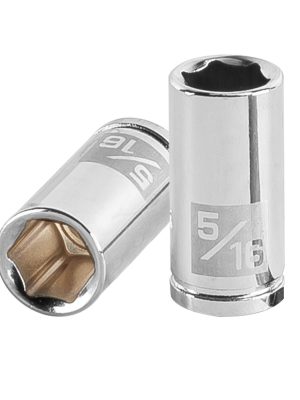 D-1410.jpg 13158 - Dado de 5/16', 6 puntas, cuadro 1/4', Truper